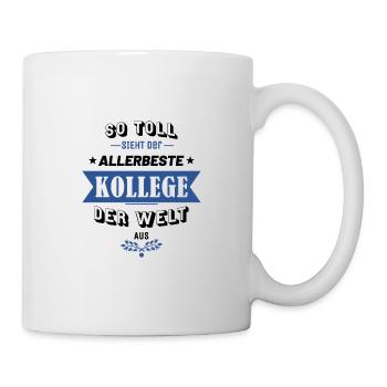 So toll sieht der allerbeste Kollege der Welt aus! - Tasse - Weiß - Rechts