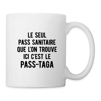 LE PASS SANITAIRE - ANTI VACCIN - Mug blanc - blanc - Droite