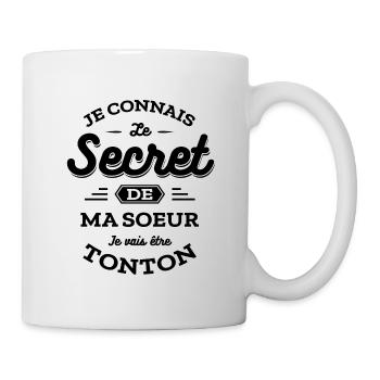 FUTUR TONTON - JE VAIS ETRE TONTON - Mug blanc - blanc - Droite