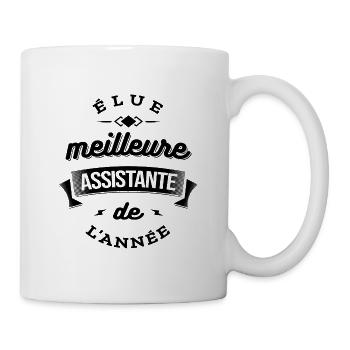 ELUE ASSISTANTE DE L'ANNEE - Mug blanc - blanc - Droite