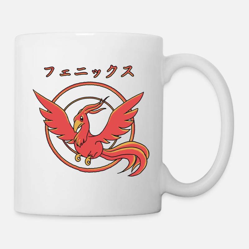 Phénix Kawaii - Mug blanc - blanc