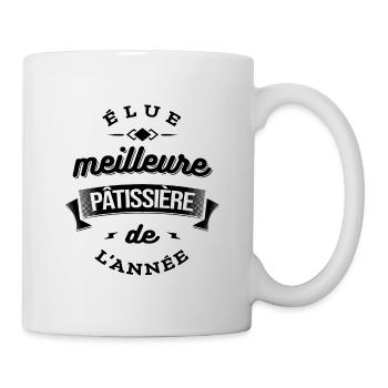 ELUE MEILLEURE PÂTISSIERE DE L'ANNEE - Mug blanc - blanc - Droite