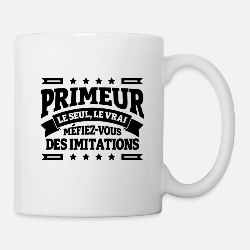 PRIMEUR LE SEUL LE VRAI - Mug blanc - blanc