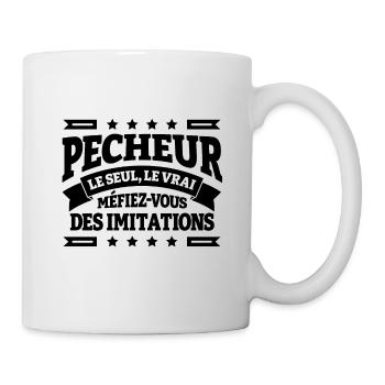 PÊCHEUR LE SEUL LE VRAI - Mug blanc - blanc - Droite