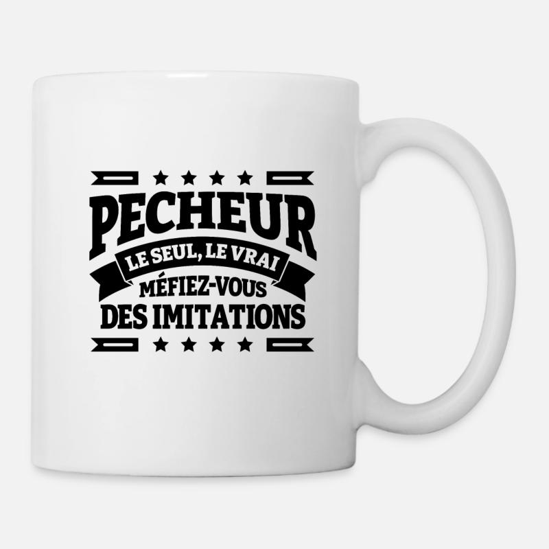 PÊCHEUR LE SEUL LE VRAI - Mug blanc - blanc