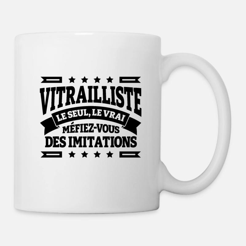 VITRAILLISTE LE SEUL LE VRAI - Mug blanc - blanc
