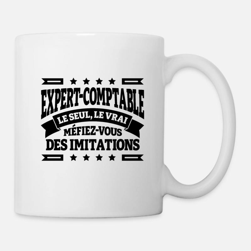 EXPERT COMPTABLE LE SEUL LE VRAI - Mug blanc - blanc