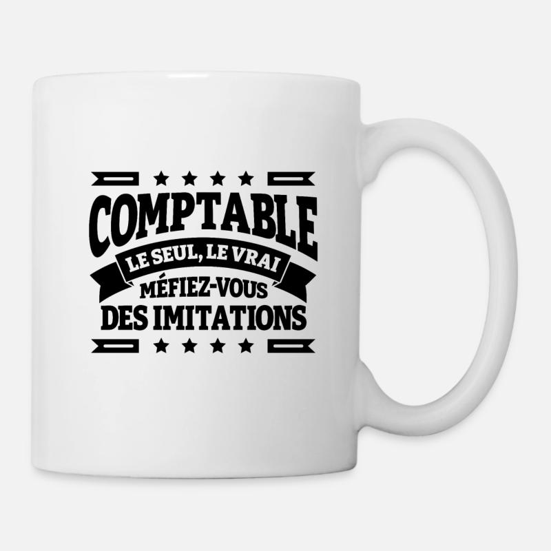 COMPTABLE LE SEUL LE VRAI - Mug blanc - blanc