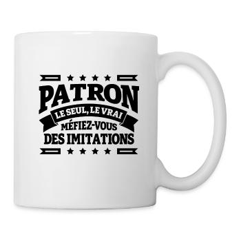 PATRON LE SEUL LE VRAI - Mug blanc - blanc - Droite