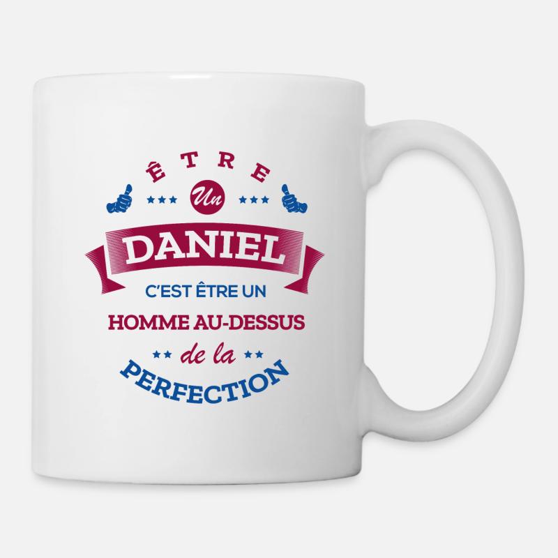 DANIEL PARFAIT - NOM DANIEL - Mug blanc - blanc