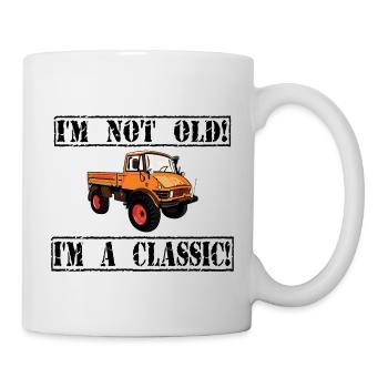 Je ne suis pas vieux - Je suis un classique / Unimog - Mug blanc - blanc - Droite