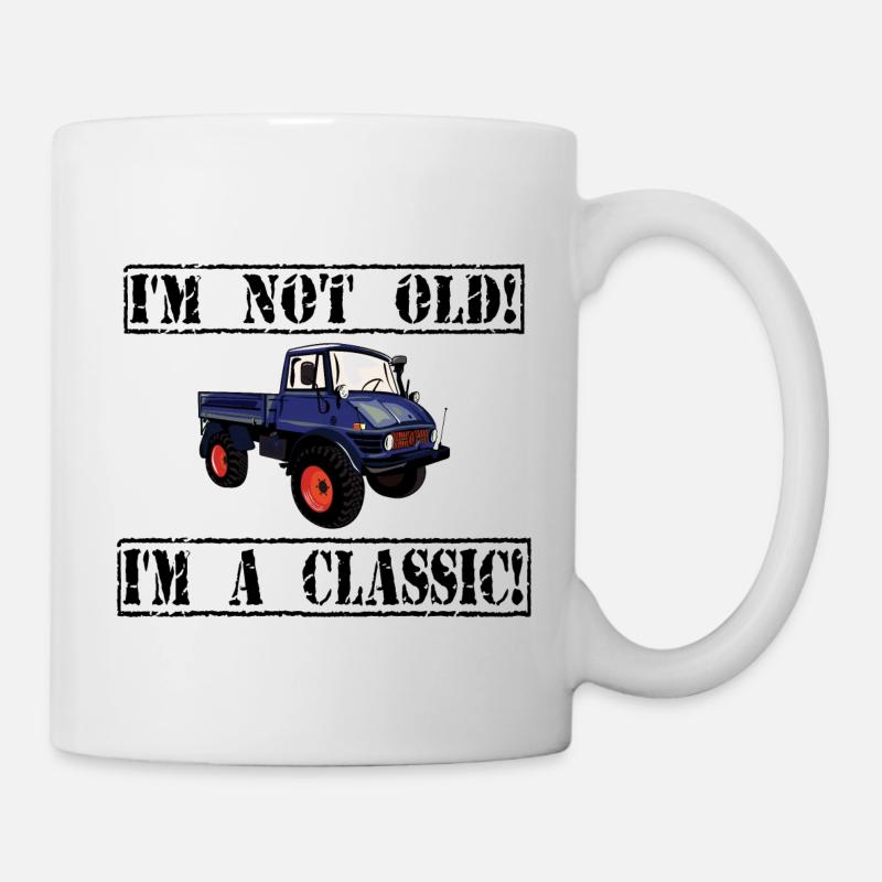 I'm not old - I'm a classic / Unimog - Tasse - Weiß