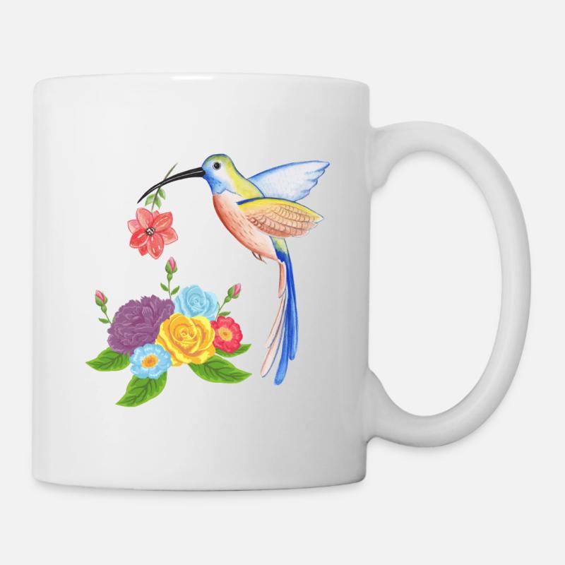 Hummingbird nest - Mug - white