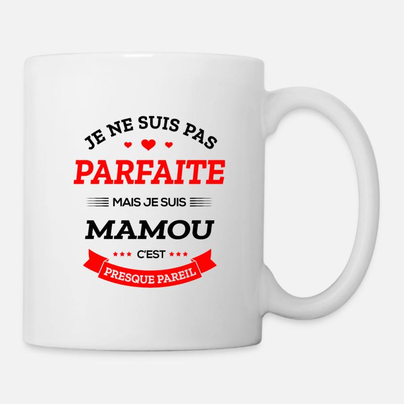 MAMOU PARFAITE - Mug blanc - blanc