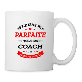 COACH PARFAITE - Mug blanc - blanc - Droite