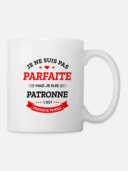 PATRONNE PARFAITE - Mug blanc - blanc