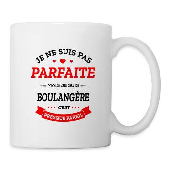 BOULANGÈRE PARFAITE - Mug blanc - blanc - Droite