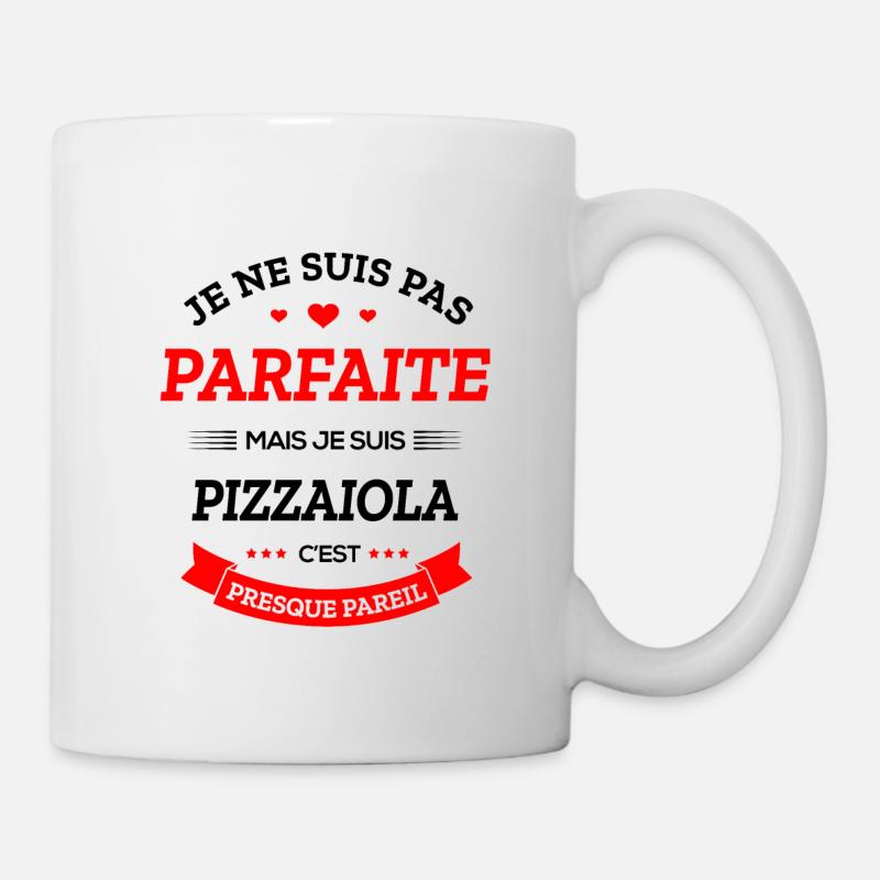 PIZZAIOLA PARFAITE - Mug blanc - blanc