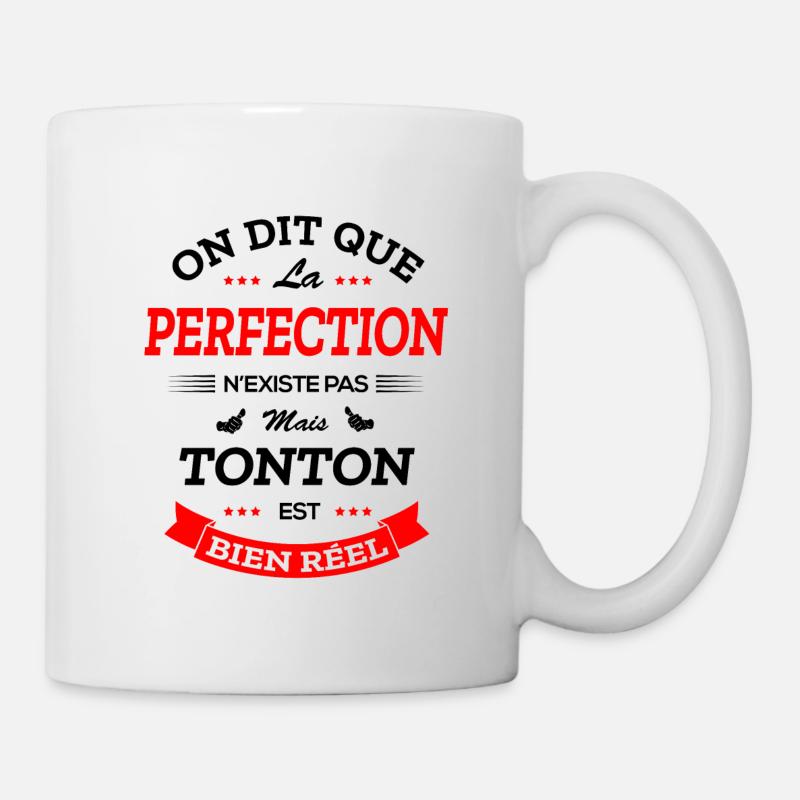 TONTON PARFAIT BL - Mug blanc - blanc