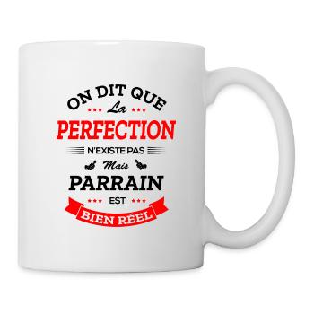 PARRAIN PARFAIT BL - Mug blanc - blanc - Droite