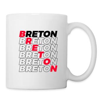 BRETON - Mug blanc - blanc - Droite