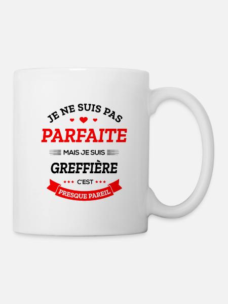 GREFFIÈRE PARFAITE - Mug blanc - blanc