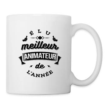 ÉLU MEILLEUR ANIMATEUR DE L'ANNÉE - Mug blanc - blanc - Droite