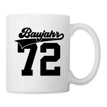 54. GEBURTSTAG BAUJAHR 1972 - Tasse - Weiß - Rechts