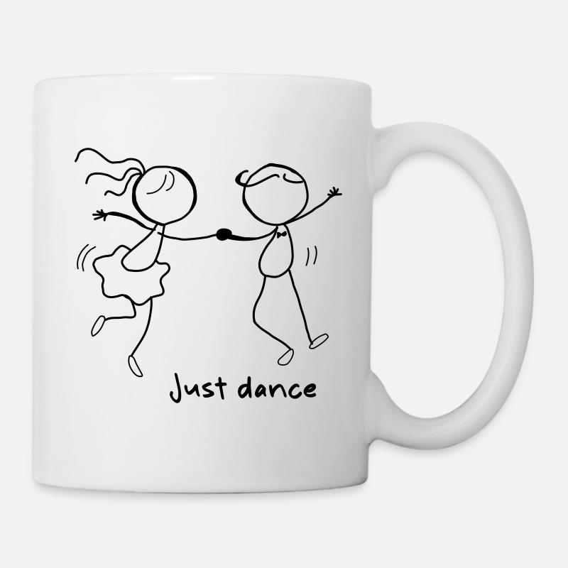 just dance - Tasse - Weiß