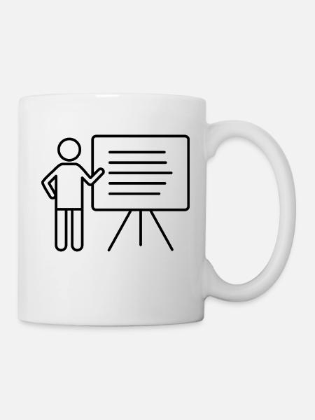 Präsentation - Tasse - Weiß