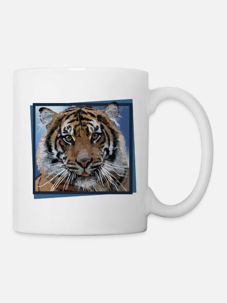 Tiger - Tasse - Weiß