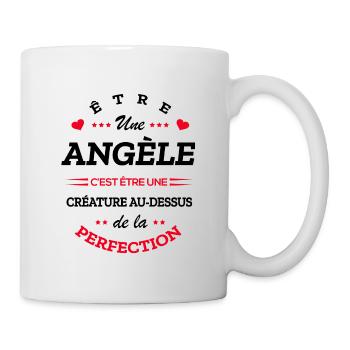 ANGÈLE PARFAITE - NOM ANGÈLE - Mug blanc - blanc - Droite