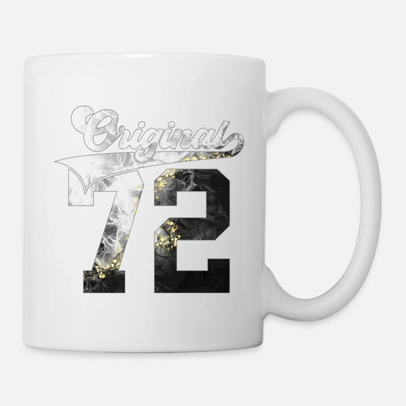 54. GEBURTSTAG 1972 ORIGINAL 72 - Tasse - Weiß