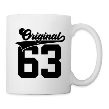 63RD BIRTHDAY 1963 ORIGINAL 63 - Mug - white - Right
