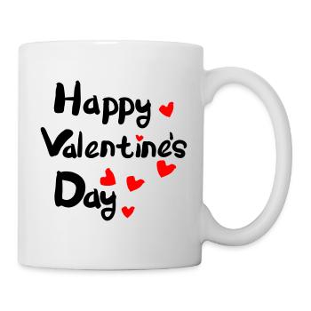 Bonne Saint-Valentin a-2 - Mug blanc - blanc - Droite