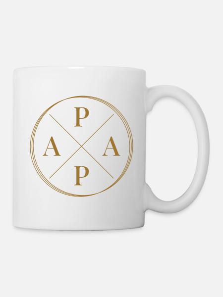 Papa Vater Vatertag - Tasse - Weiß