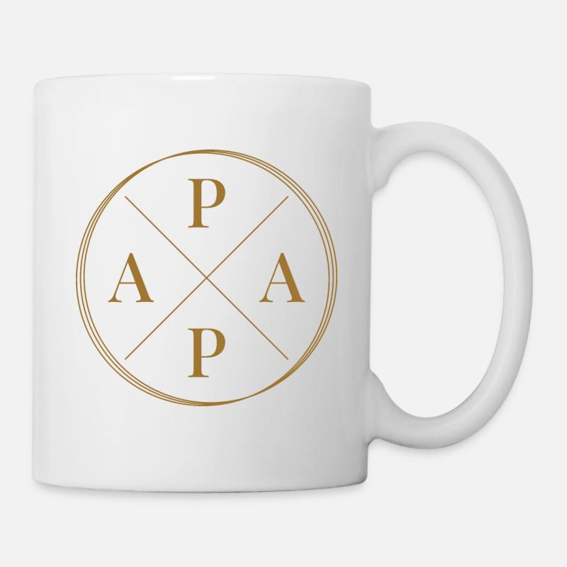 Papa Vater Vatertag - Tasse - Weiß