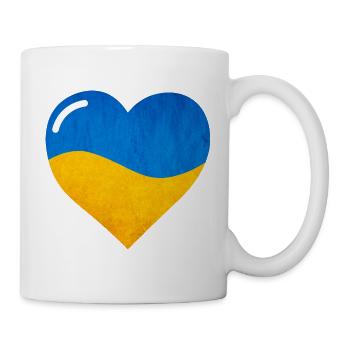 The Flag Of Ukraine, Ukrainian flag - Mug - white - Right