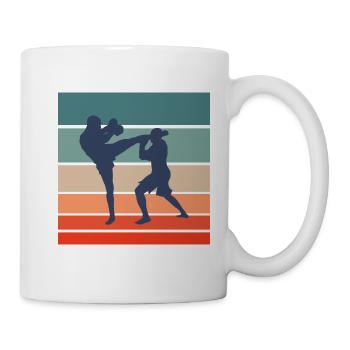 kickboxer kickboxen - Tasse - Weiß - Rechts