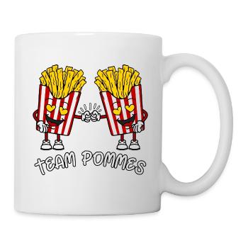 Funny French Fries Bags Fries Team Fries - Mug - white - Right