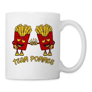 Fries Funny French Fries Bags Team Fries - Mug - white - Right