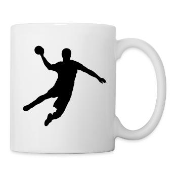 Handball - Mug blanc - blanc - Droite