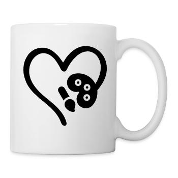 Painter Heart Art Lovers - Mug - white - Right