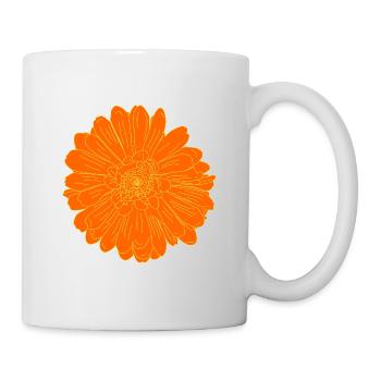Flower Orange Classic - Mug - white - Right