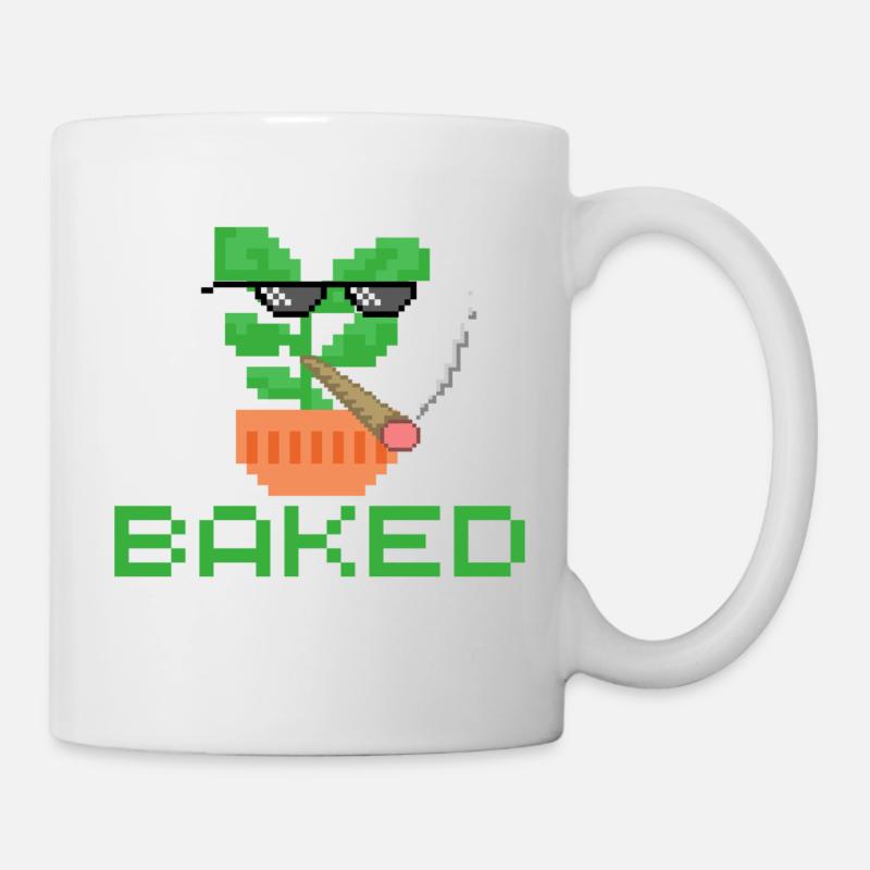 Baked. - Tasse - Weiß