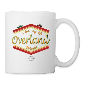 Overland lebe mein Leben - Tasse - Weiß - Rechts