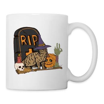 Cute and creepy Pixiebob Cat Halloween - Mug - white - Right