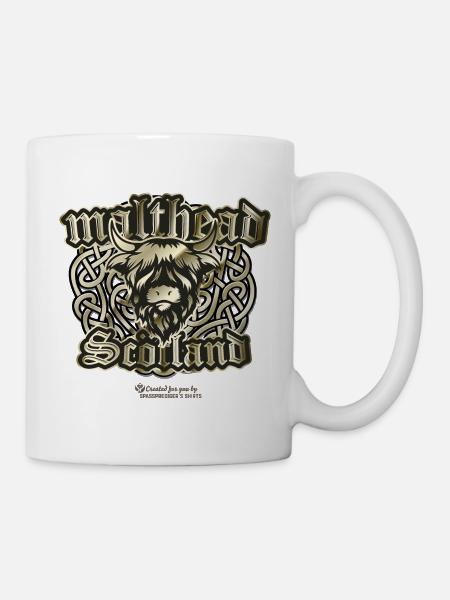 Malt Whiskey Malthead - Tasse - Weiß
