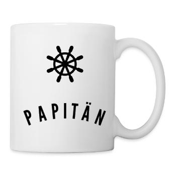 Papitän - Tasse - Weiß - Rechts