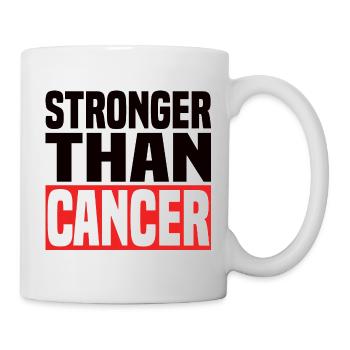 Stronger Than Cancer - Tasse - Weiß - Rechts